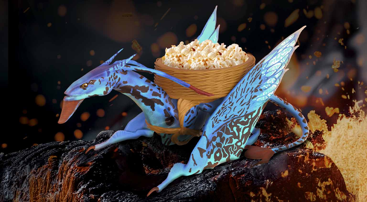 Menu tematico Avatar Fuoco e Cenere banshee