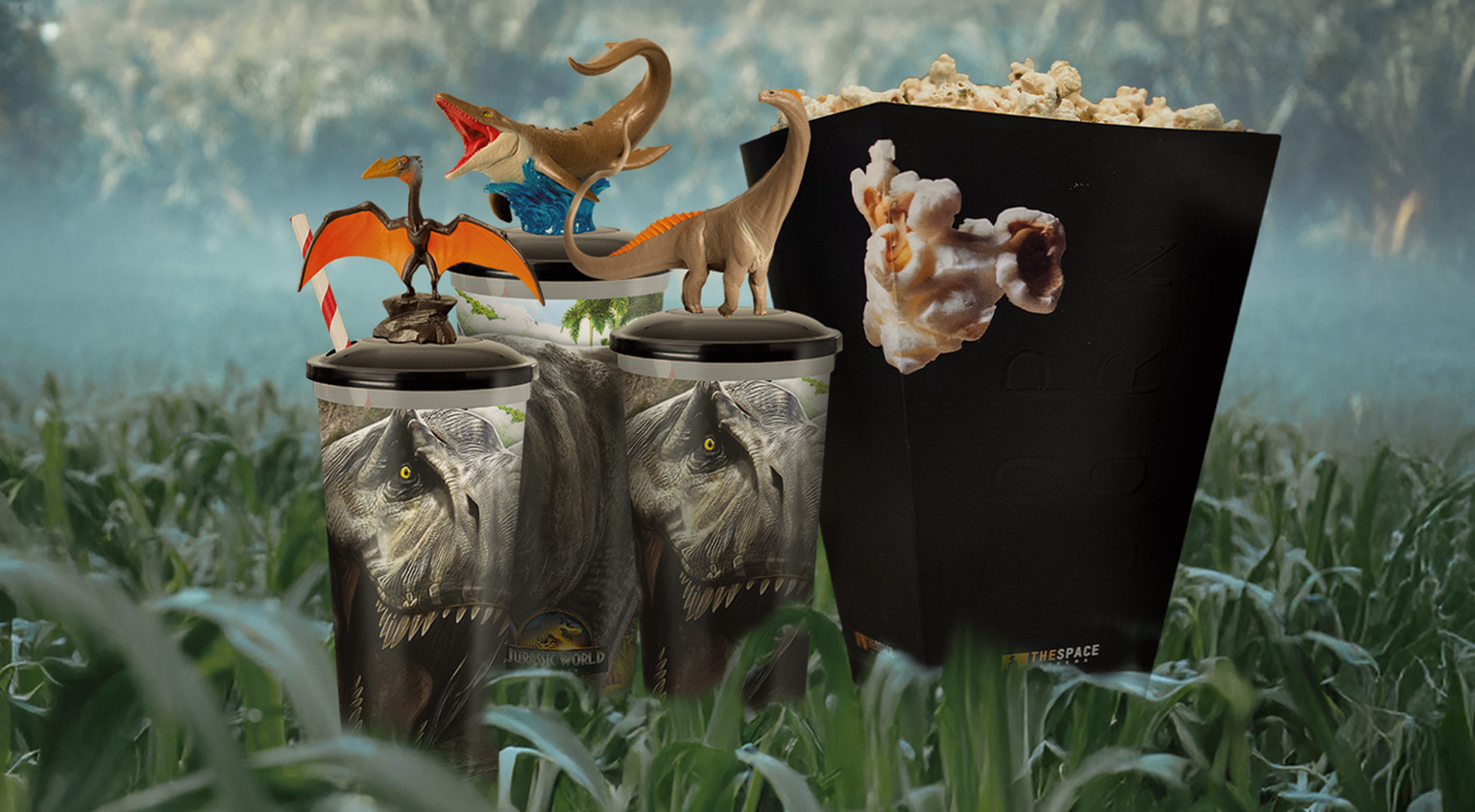 Jurassic World – La Rinascita menù toppers pop corn