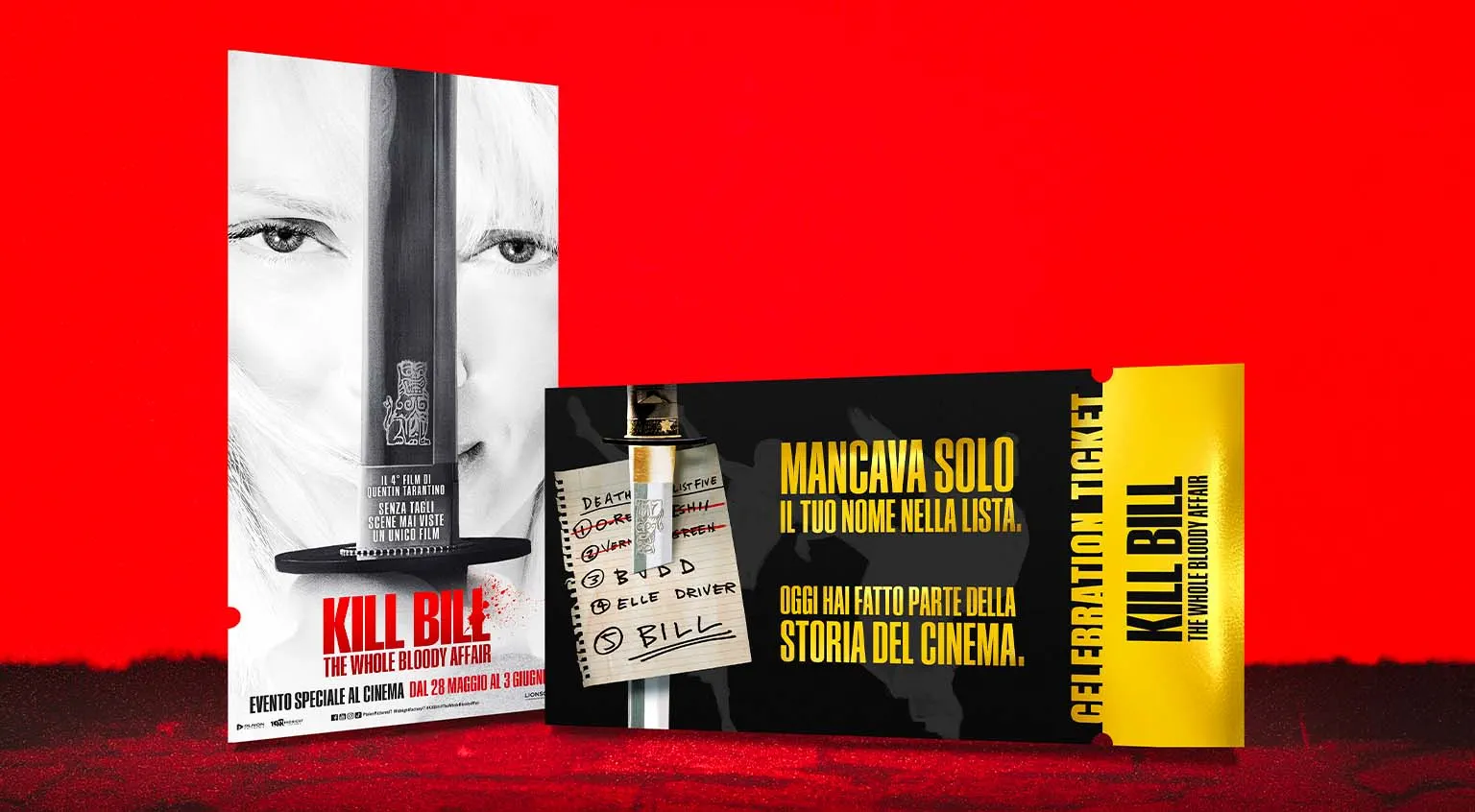 Operazione a premi Kill Bill: The Whole Bloody Affair