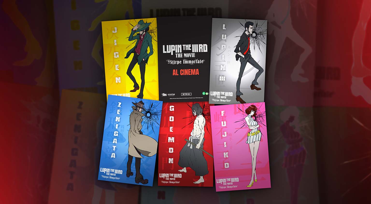 Immagine promozionale Lupin The IIIRD - The Movie: La stirpe immortale Operazione a premi Gadget