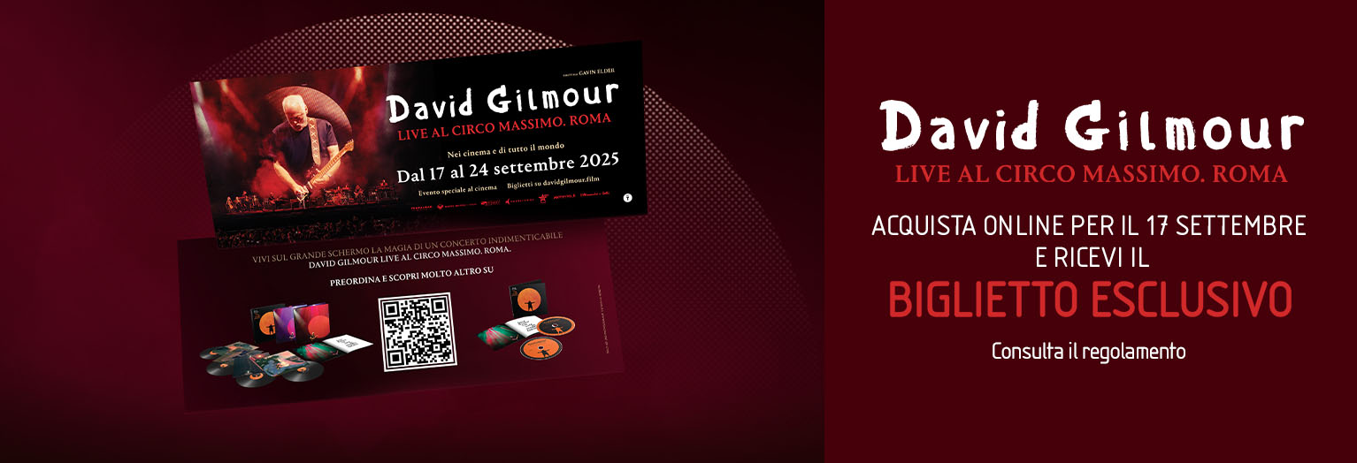 Operazione a premi Gadget David Gilmour live al Circo Massimo Roma