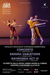 CONCERTO/ENIGMA VARIATIONS/RAYMONDA ACT III - ROYAL BALLET 2019/20